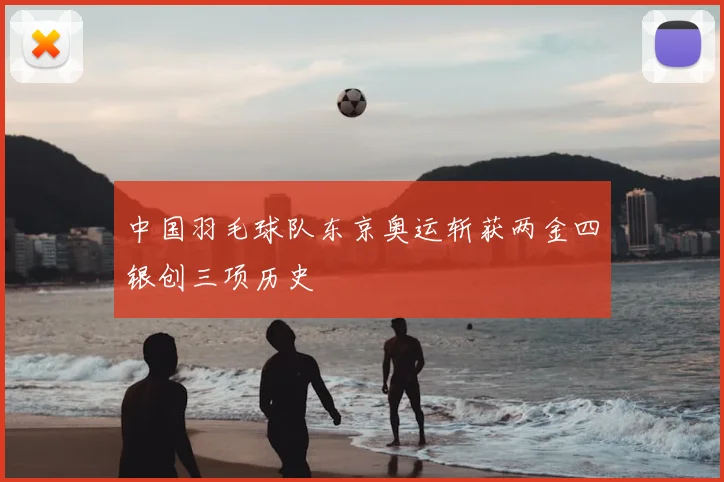 中国羽毛球队东京奥运斩获两金四银创三项历史